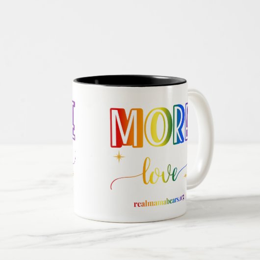 Plus d'amour Rainbow mug (Devant droit)
