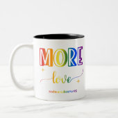Plus d'amour Rainbow mug (Gauche)