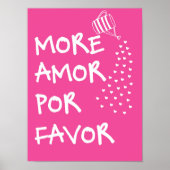 Plus d'amour s'il vous plaît Affiche de citation r (Devant)