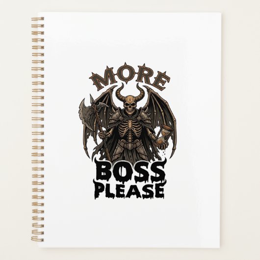 Plus de Boss S'il Vous Plaît Halloween Démon Squel (Devant)