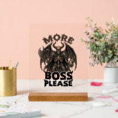 Plus de Boss S'il Vous Plaît Halloween Démon Squel (Mariage)