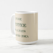Plus de café Mug (Devant gauche)
