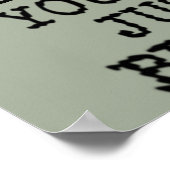 Plus de café Vous êtes Blurry Funny Poster (Coin)