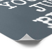 Plus de Café Vous êtes Flou Affiche Drôle (Coin)