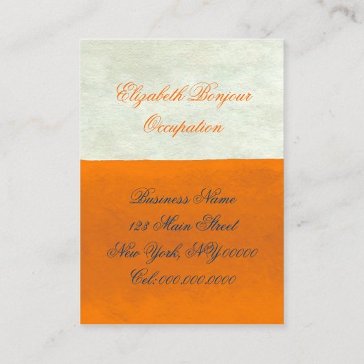 Plus de cartes de visite de ~ de couleurs grands (Dos)