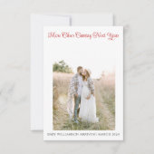 Plus de joie à venir l'année prochaine Faire-part  (Devant)