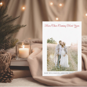 Plus de joie à venir l'année prochaine Faire-part 