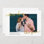 plus de joie cette année carte de vacances faire-p (Devant / Derrière)