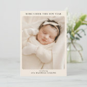 Plus de joie cette année Faire-part de naissance d (Debout devant)