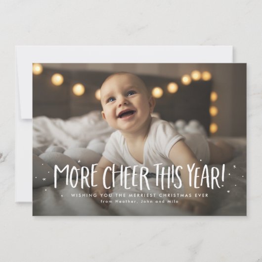 Plus de joie deux photo faire-part de naissance de (Devant)