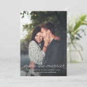 Plus de la carte de Noël de grossesse Merrier (Debout devant)