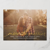 Plus de la carte de vacances Merrier Pregnancy Foi (Recto)