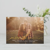 Plus de la carte de vacances Merrier Pregnancy Foi (Debout devant)