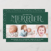 Plus de la deuxième Faire-part de naissance pour e (Devant / Derrière)