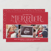 Plus de la Faire-part de grossesse Merrier Noël (Devant / Derrière)