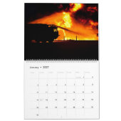 PLUS de pompiers et Flames Calendrier (Jan 2027)