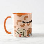 Plus de RUFF Matins Café Mug - Amoureux des chiens (Gauche)