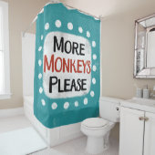 Plus de singes S'il vous plaît Douche rideau (En situation)