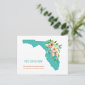 Plus de Soleil Pas de Neige Nouvelle Adresse Carte (Debout devant)