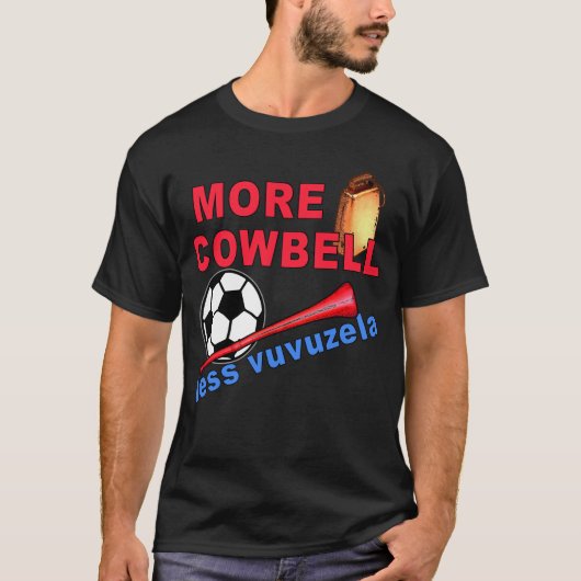 Plus de sonnaille moins de T-shirts de Vuvuzela, (Devant)
