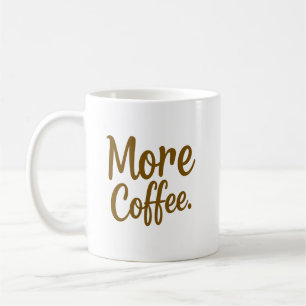 Plus de tasses de café