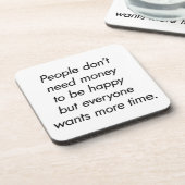 Plus de temps Dessous de verre en plastique dur (Côté gauche)