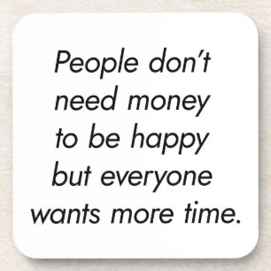 Plus de temps Dessous de verre en plastique dur