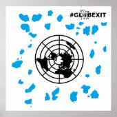 PLUS DE TERRE #GLOBEXIT Poster (Devant)