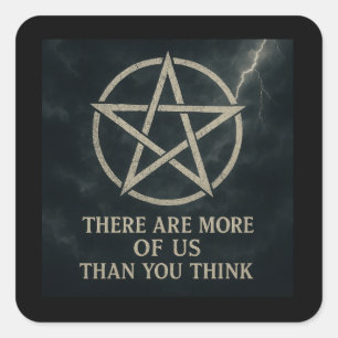 Plus d'entre nous Stickers Wicca