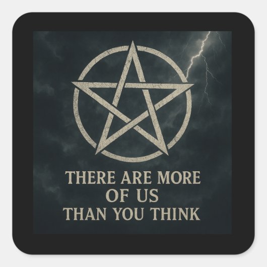 Plus d'entre nous Stickers Wicca (Devant)