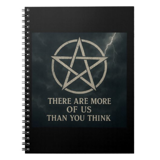 Plus d'entre nous Wicca Spiral Carnet (Devant)