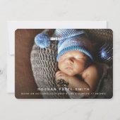 Plus d'informations sur le Faire-part de naissance (Dos)