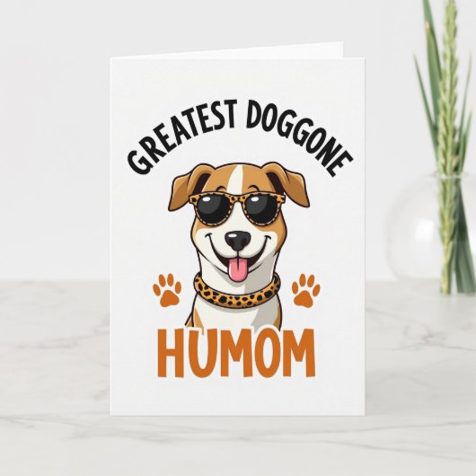 Plus drôle carte de chien Humom Greatest (Devant)