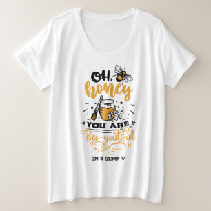 Plus-formaat Basic T-Shirt