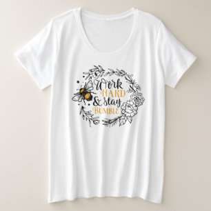 Plus-formaat Basic T-Shirt