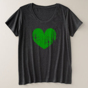 Plus formaat St Patrick's Day t shirt voor vrouwen