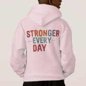 "Plus fort chaque jour" : (Dos)