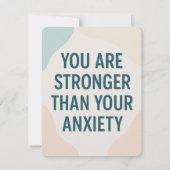 Plus fort que l'anxiété – Carte motivationnelle (Dos)