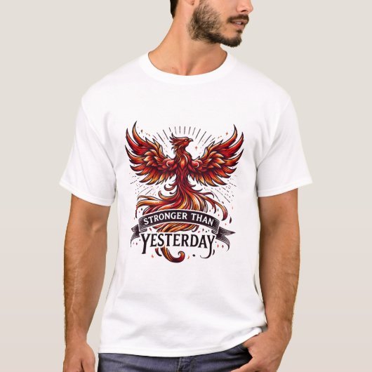 Plus forte que hier Phoenix T-shirt (Devant)