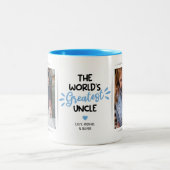 Plus grand oncle 2 Photo Mug à café à deux tons (Centre)