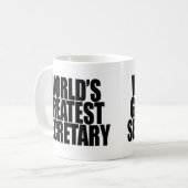 Plus grand secrétaire Mug du monde (Devant gauche)