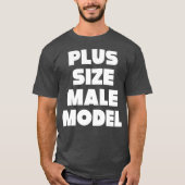 Plus Grootmannetmodel Funny Fat Guy of Dad Bod T-shirt (Voorkant)
