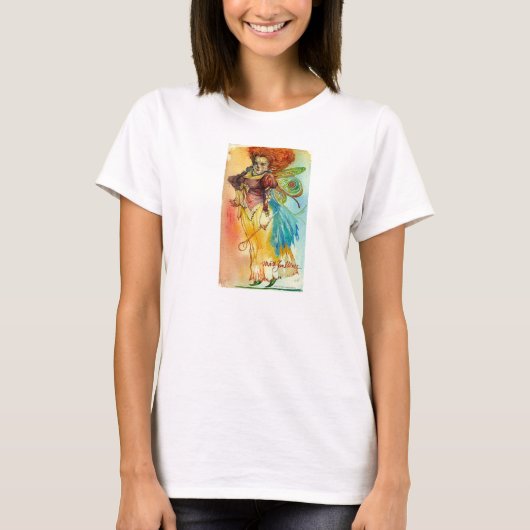Plus Grootte Faerie. Vrouw T-shirt (Voorkant)
