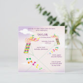 Plus haut - cerfs-volants invitations anniversaire (Debout devant)