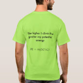 plus haut je monte le plus grand mon énergie (Dos)