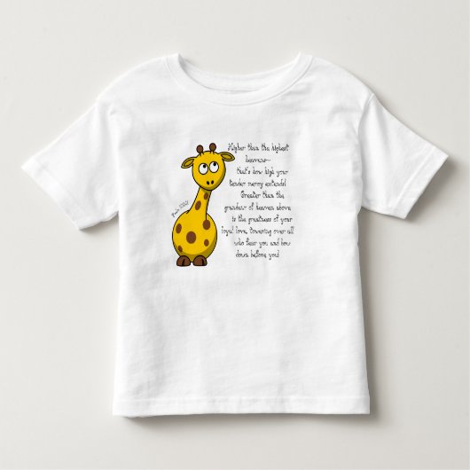 Plus Haut Que Le T-shirt Toddler (Devant)