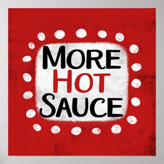 Plus Hot Sauce Poster Wall Art (Devant)