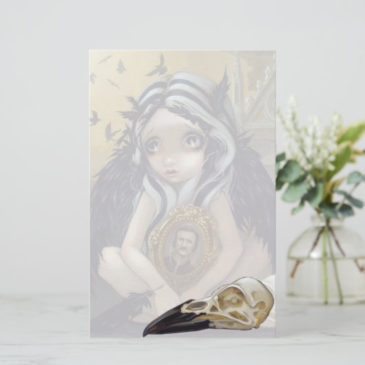 "Plus jamais" papeterie (Debout devant)