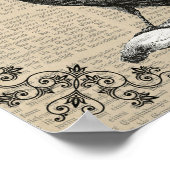 Plus jamais, Raven, Edgar Allan Poe poster (Coin)