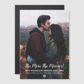 Plus la carte magnétique Merrier Pregnancy Holiday (Devant / Derrière)